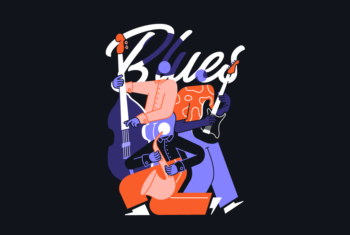 Blues poster
