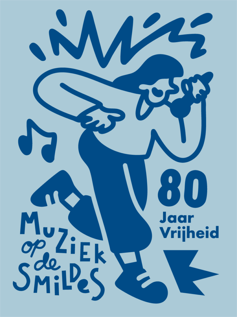 shirt opdruk Muziek op de Smildes