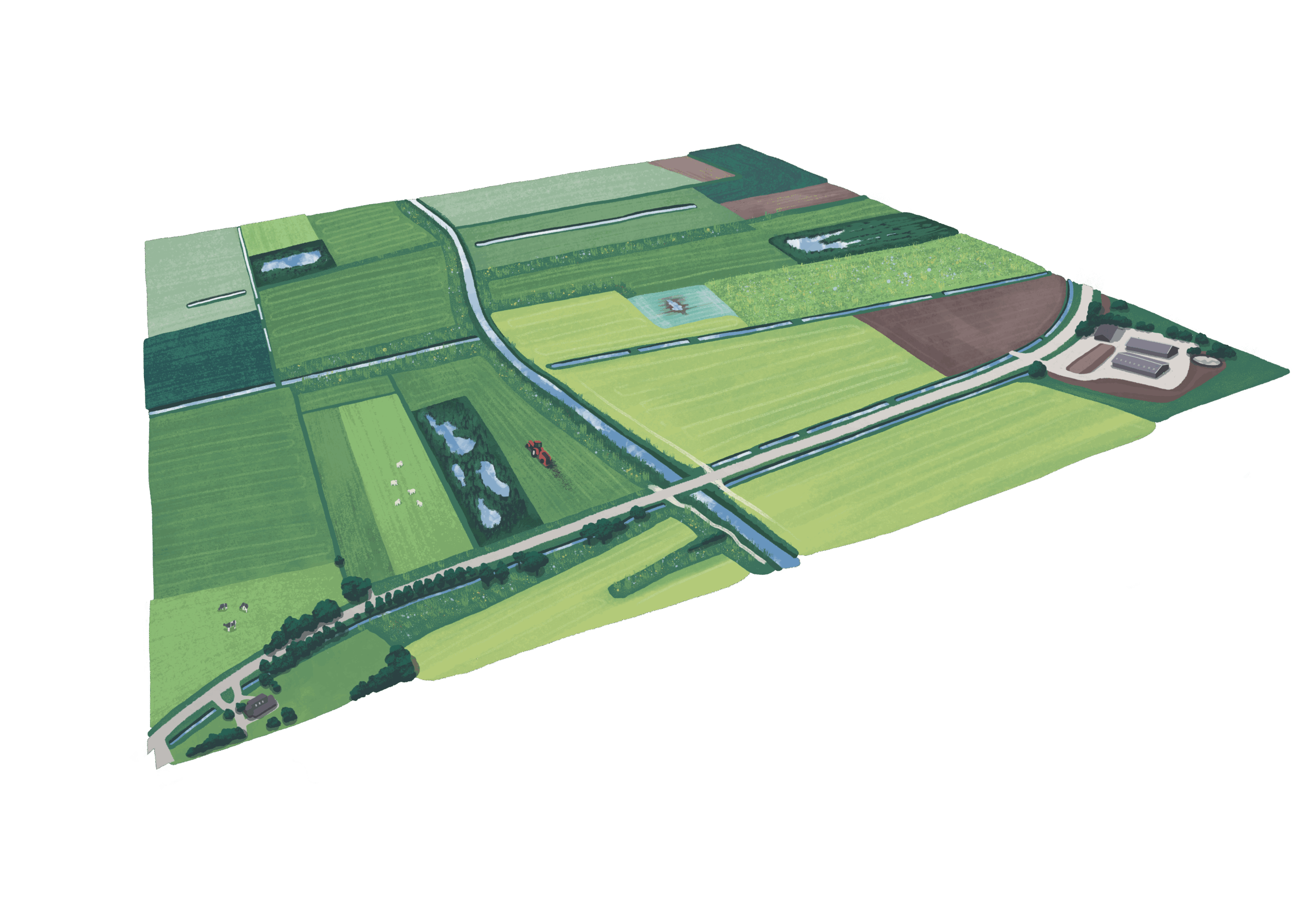 Agrarisch Natuur Drenthe informatieborden - Kaart